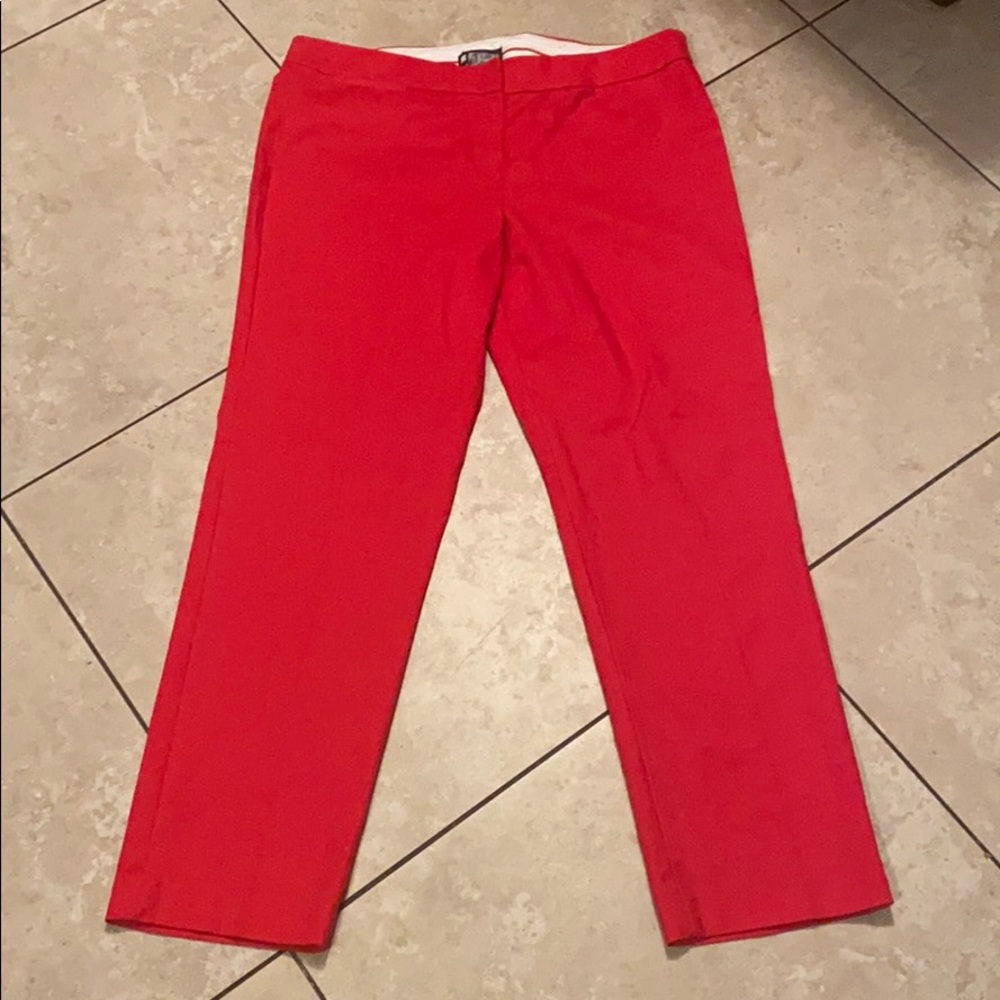 Valerie Bertinelli Red dress pants